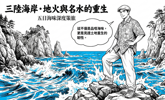 三路海岸．地火與名水的重生  ～　五日海味深度策旅